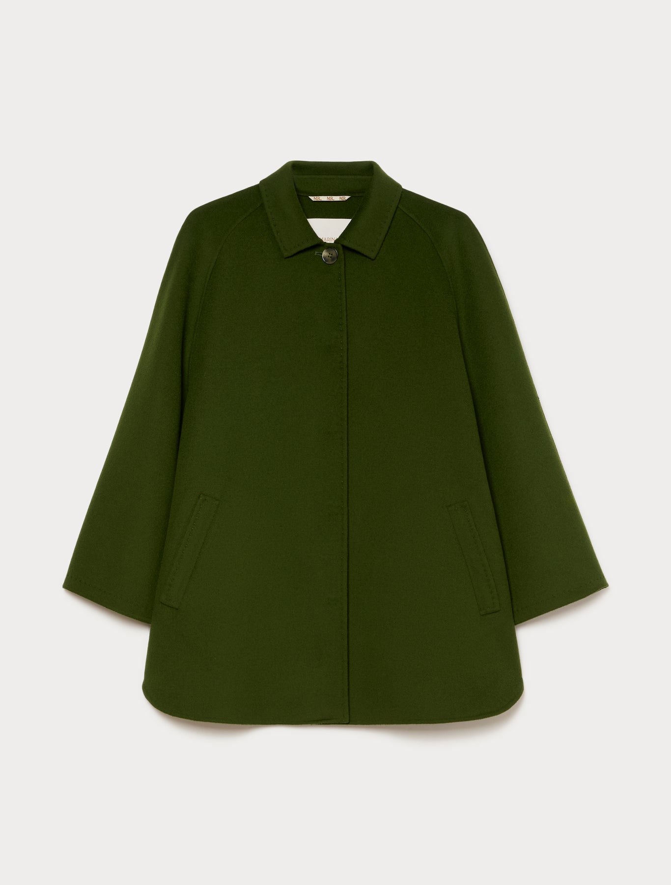 Marina Rinaldi double-faced wool and cashmere coat for woman