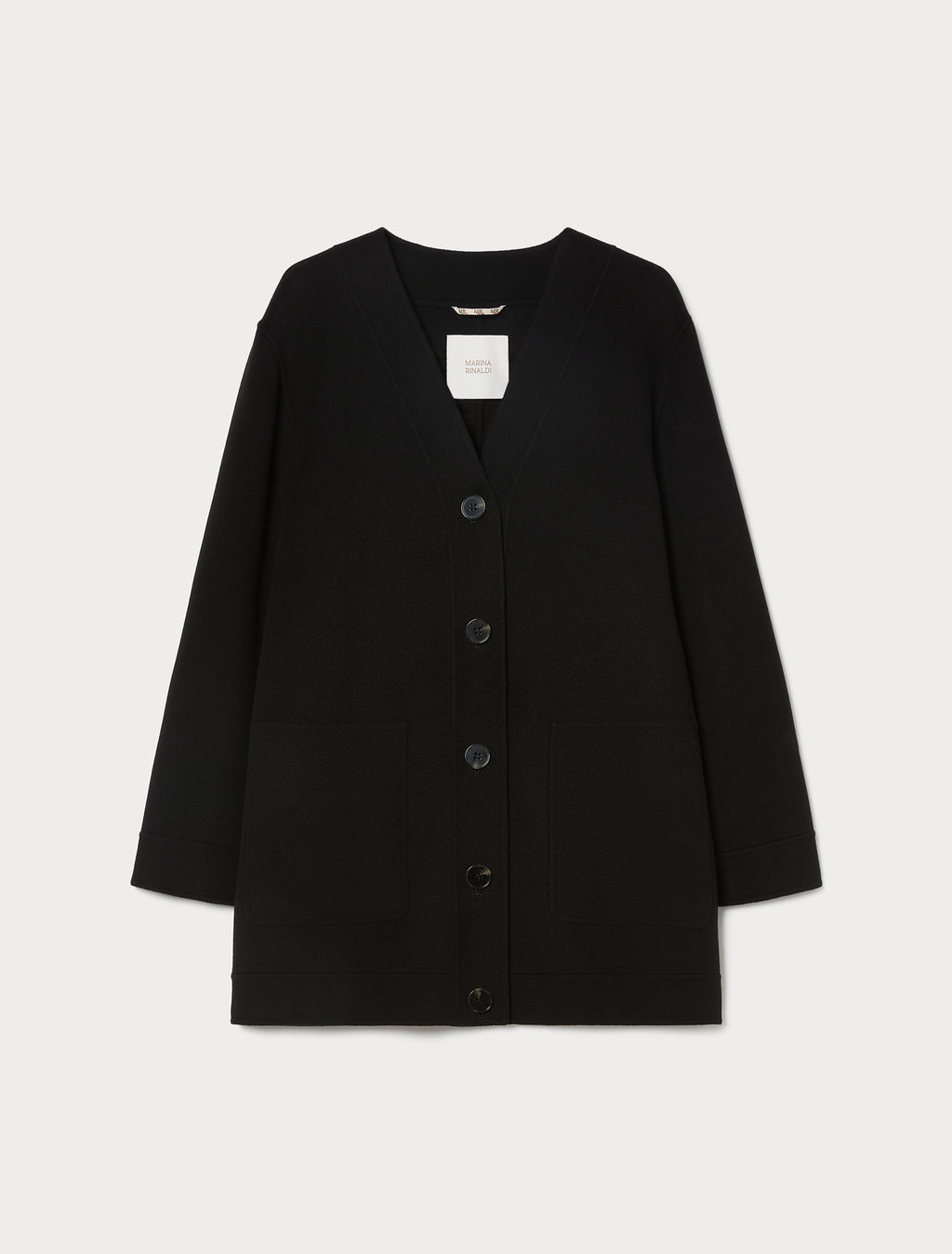 Marina Rinaldi double-faced wool and cashmere coat for woman