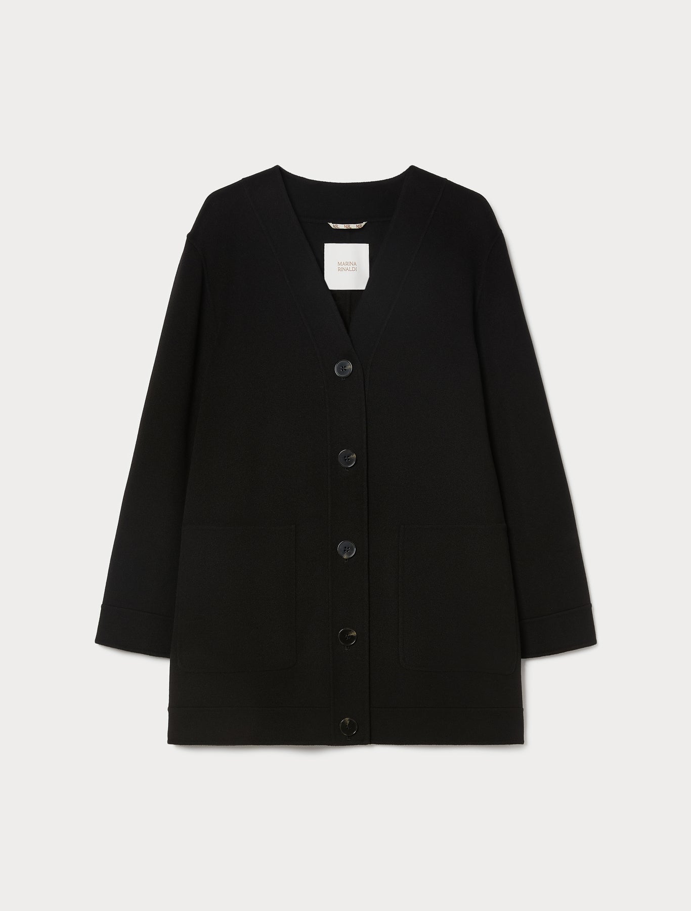 Marina Rinaldi double-faced wool and cashmere coat for woman