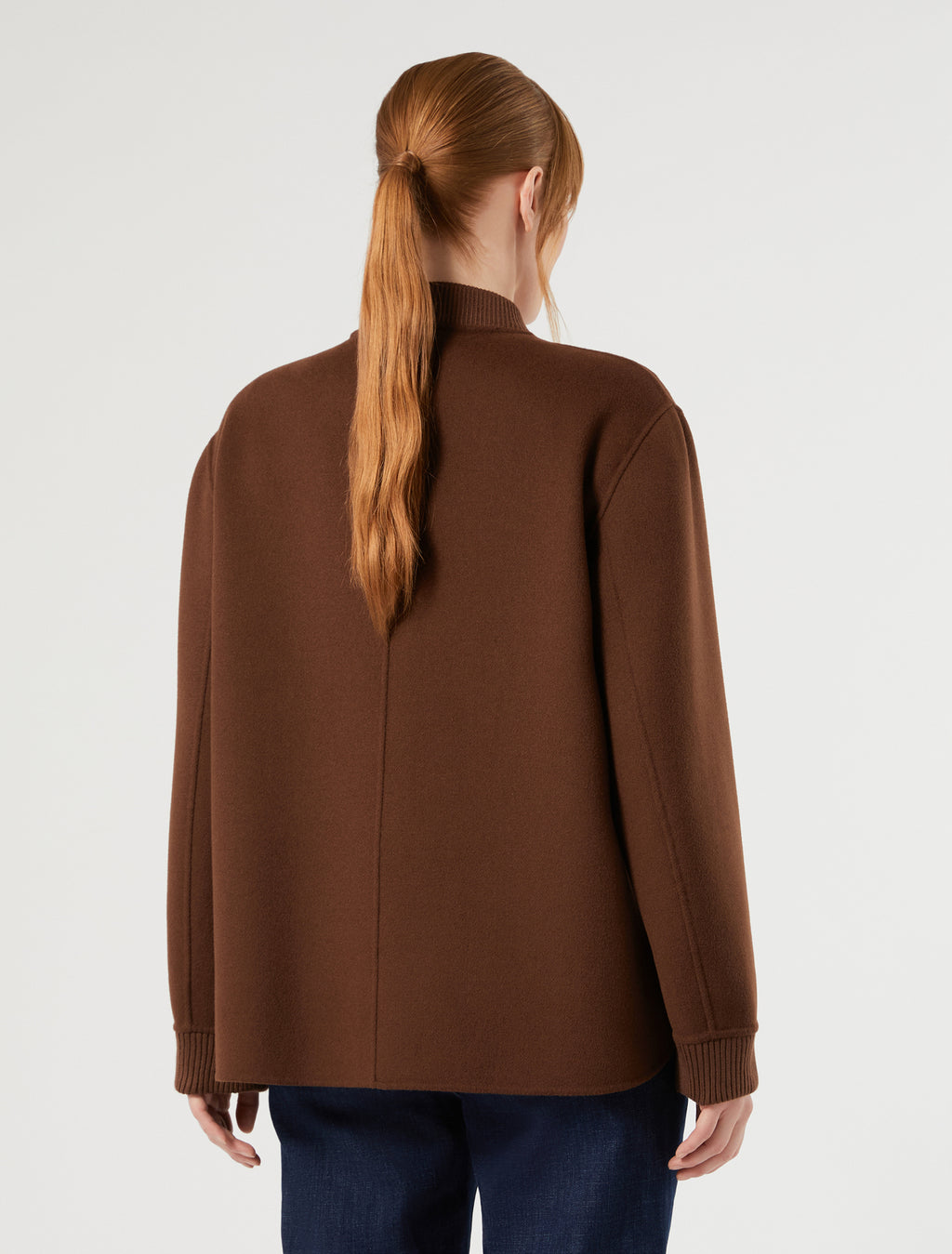 Marina Rinaldi double wool-blend jacket for woman