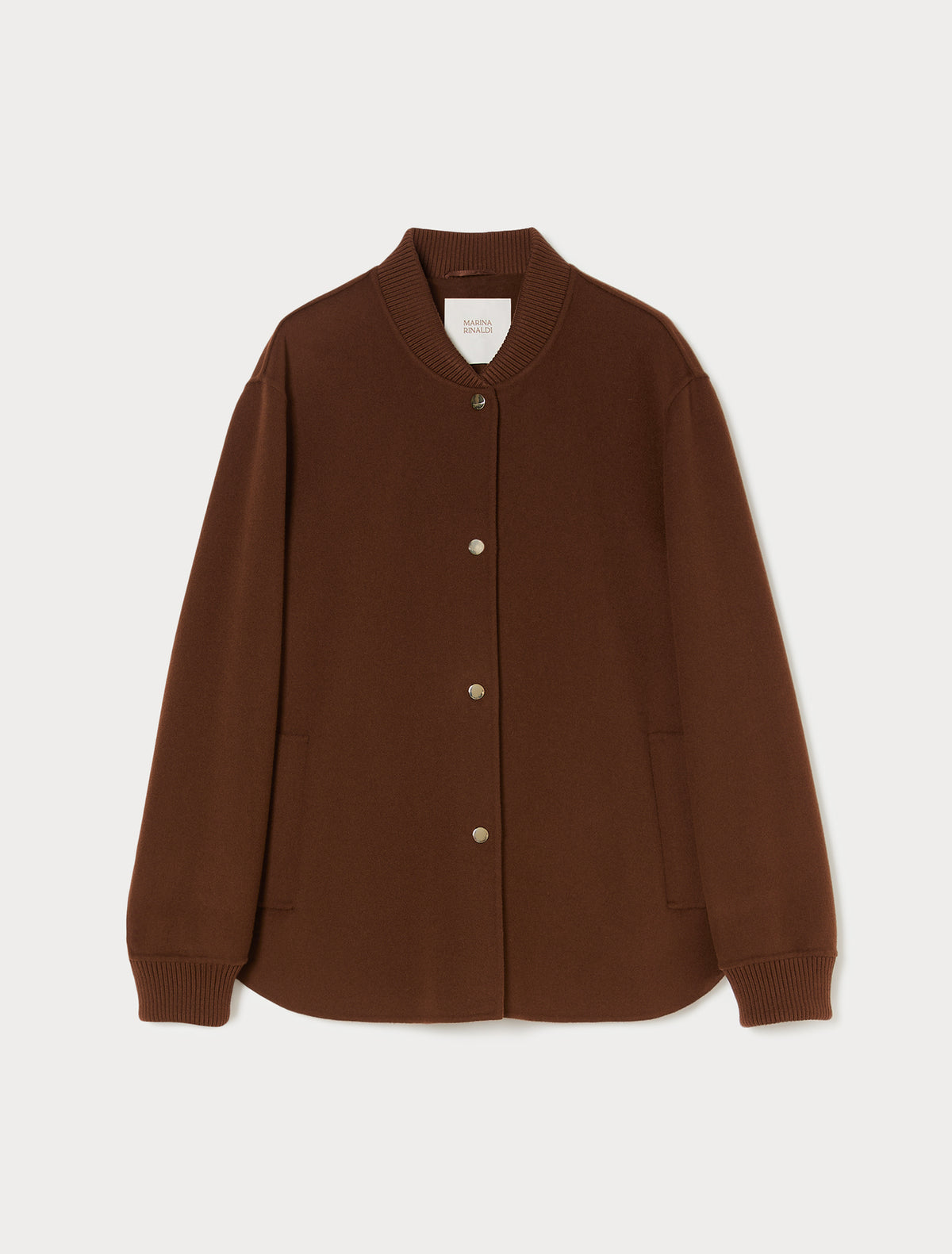 Marina Rinaldi double wool-blend jacket for woman