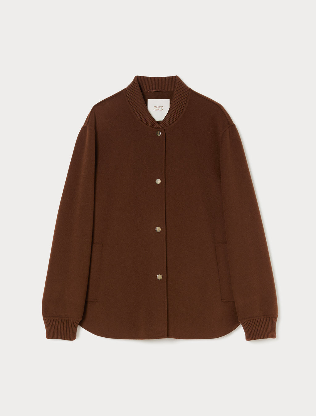 Marina Rinaldi double wool-blend jacket for woman