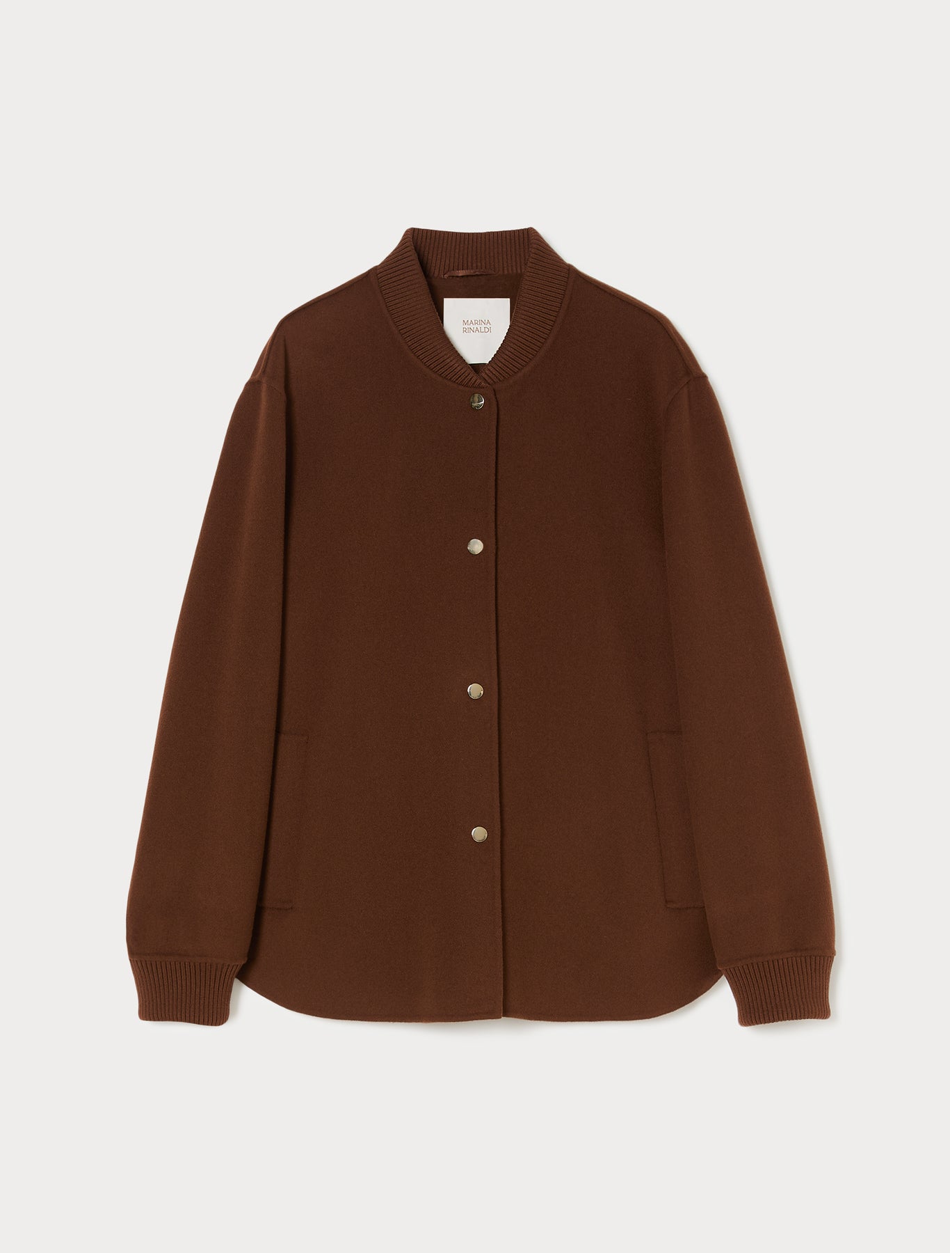Marina Rinaldi double wool-blend jacket for woman