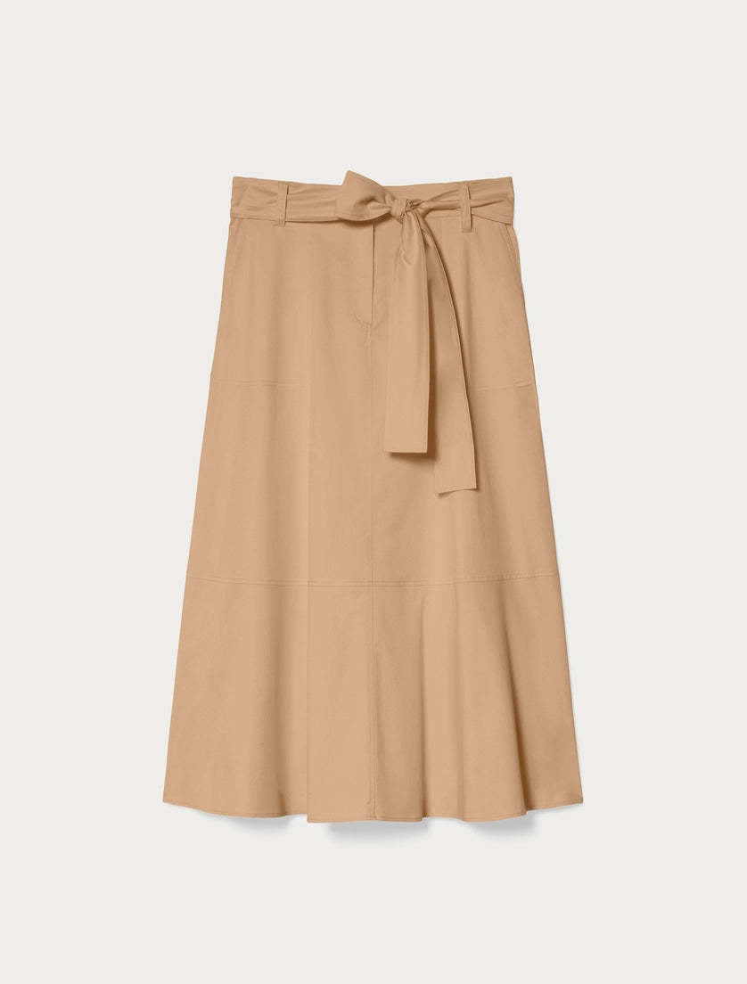 marina rinaldi stretch cotton gabardine skirt for woman