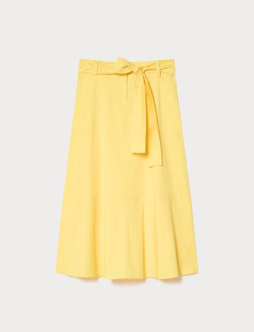 marina rinaldi stretch cotton gabardine skirt for woman