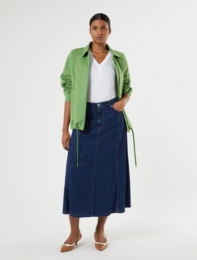 marina rinaldi denim skirt for woman