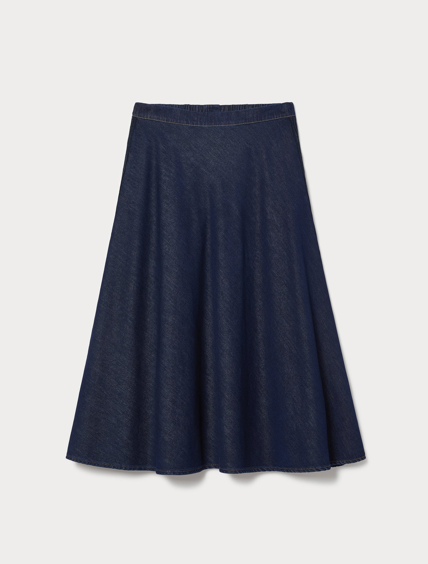 Marina Rinaldi embroidered denim skirt for woman