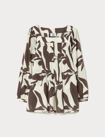 marina rinaldi cotton poplin blouse for woman