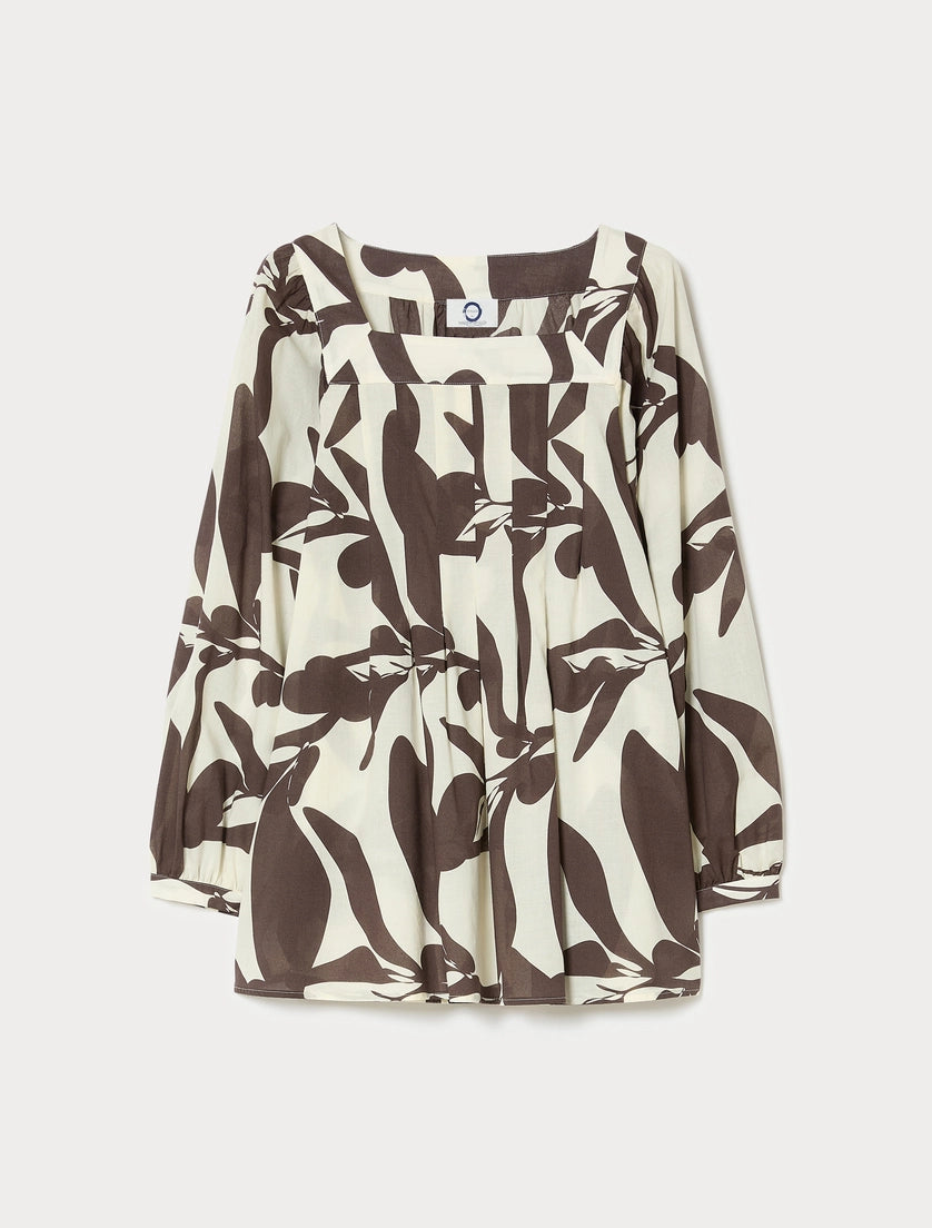 marina rinaldi cotton poplin blouse for woman