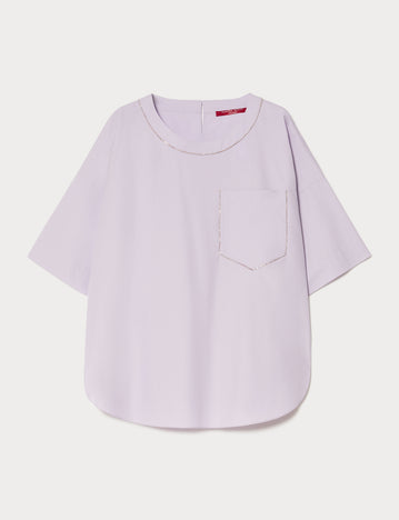 marina rinaldi cotton poplin tunic for woman