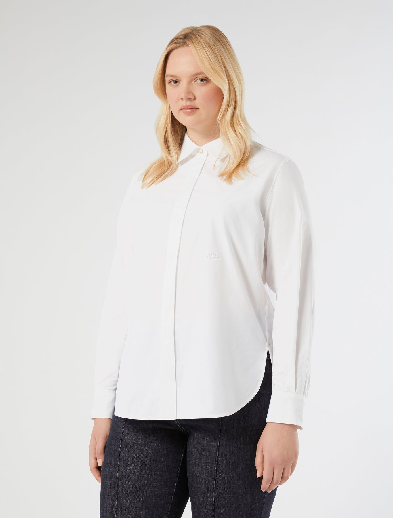 Cotton poplin shirt
