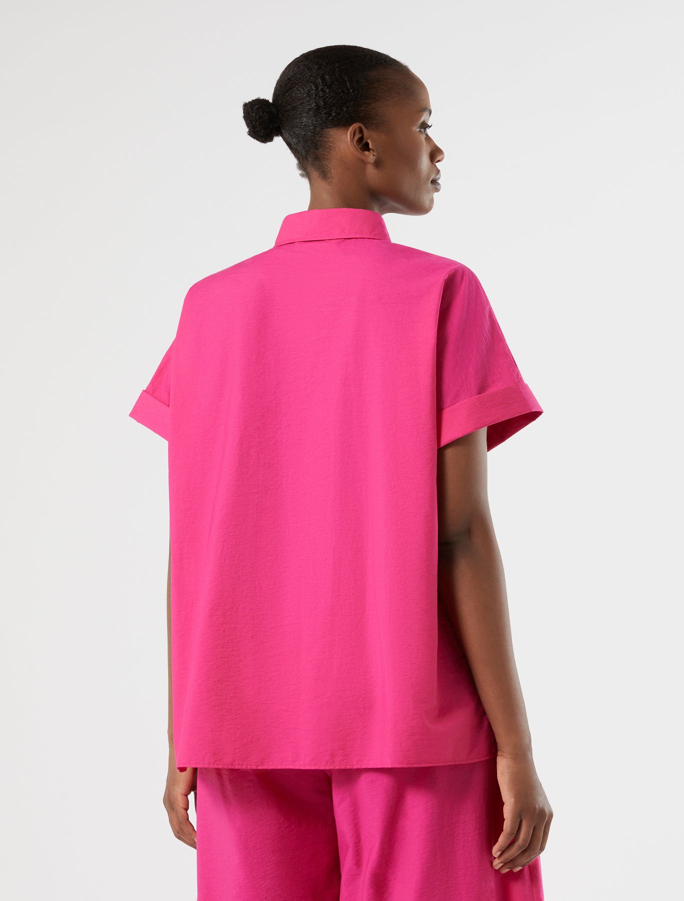 marina rinaldi cotton canvas shirt for woman