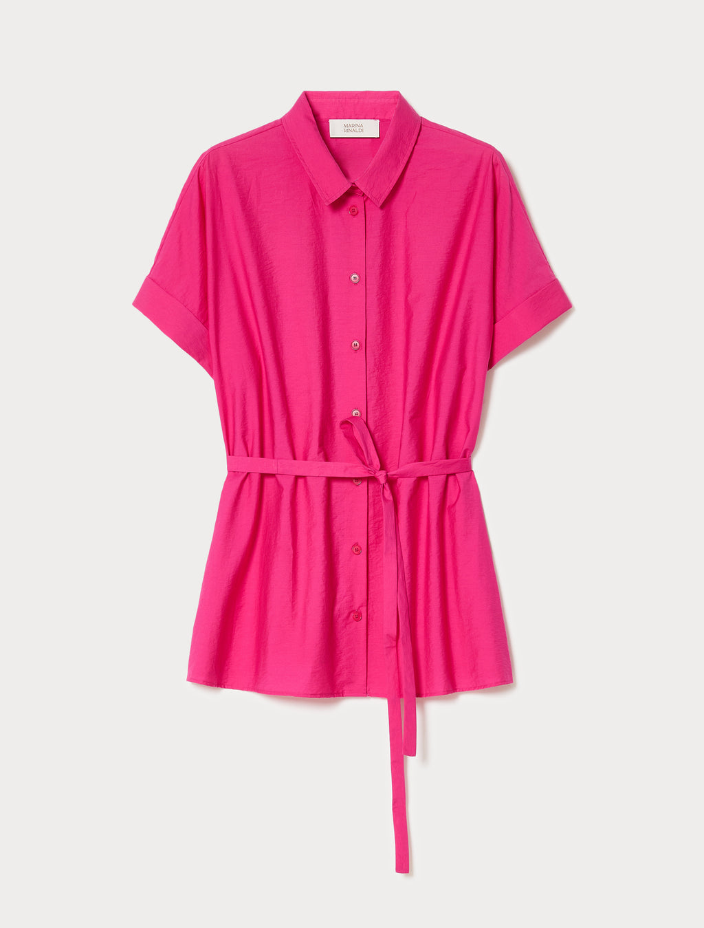 marina rinaldi cotton canvas shirt for woman