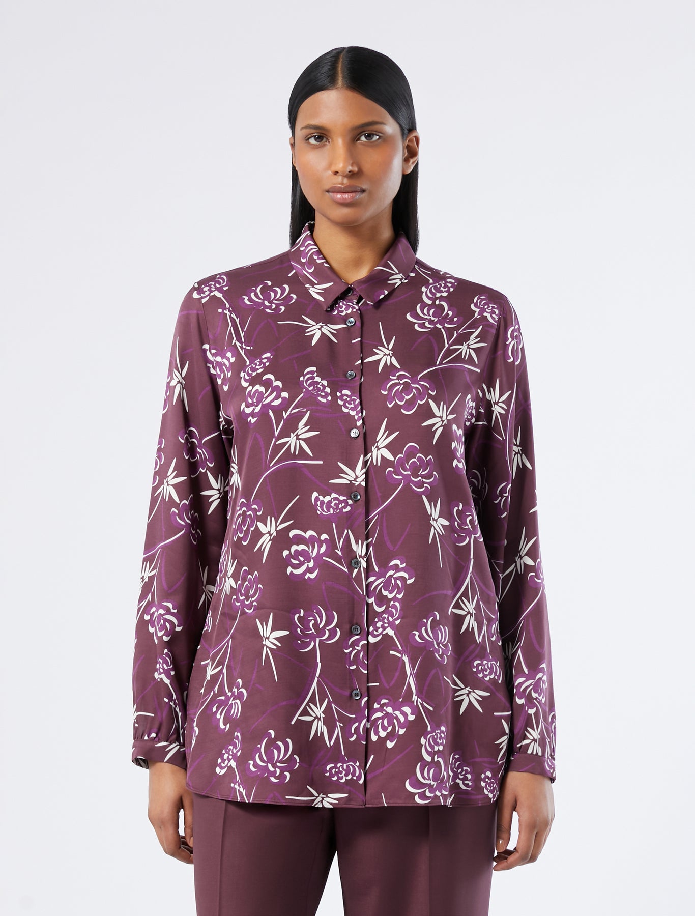 Twill print shirt