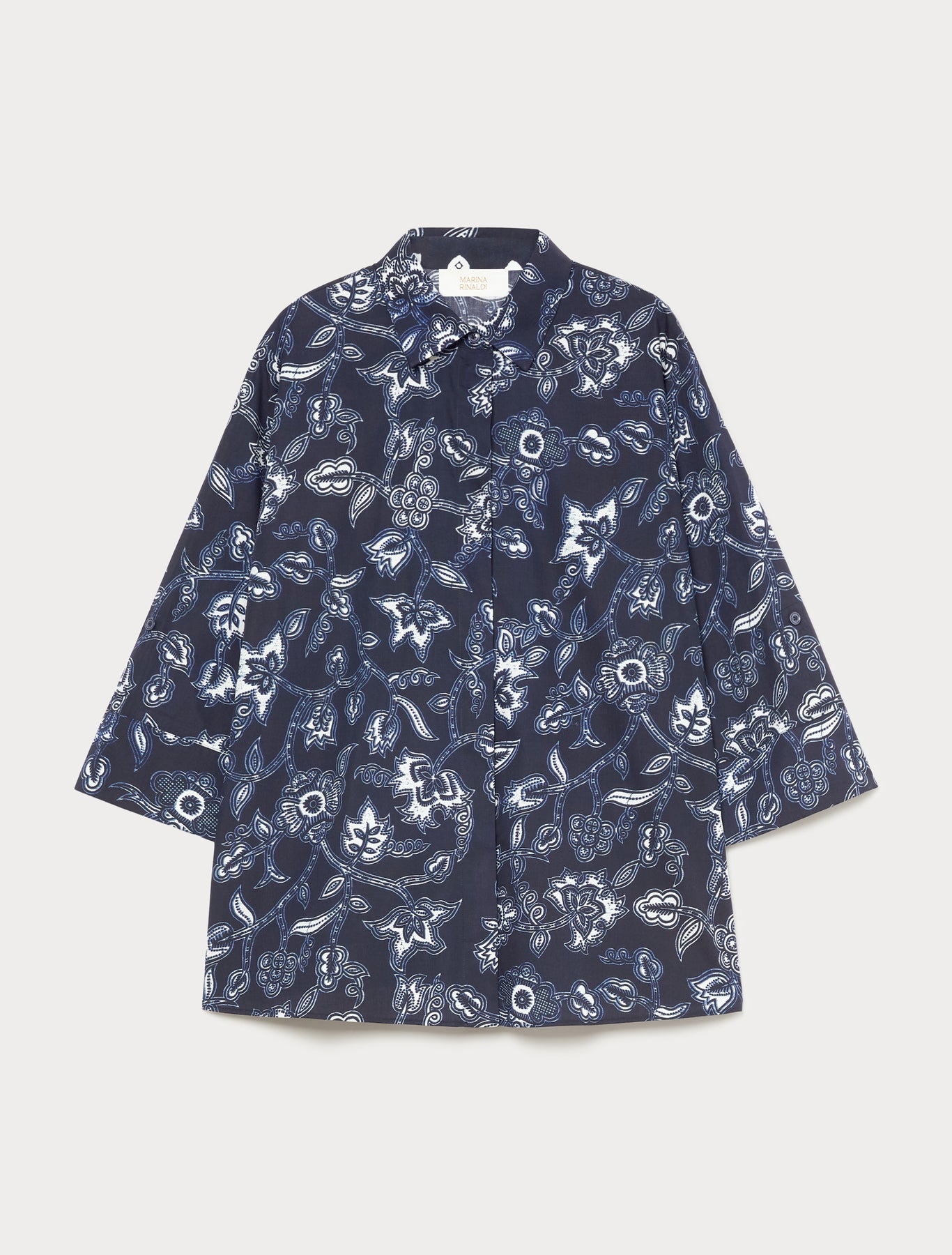 Marina Rinaldi cotton poplin shirt for woman