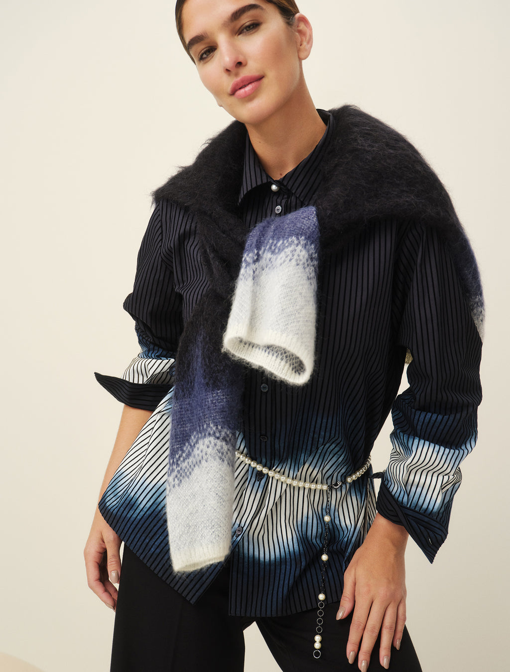 Marina Rinaldi poplin shirt for women