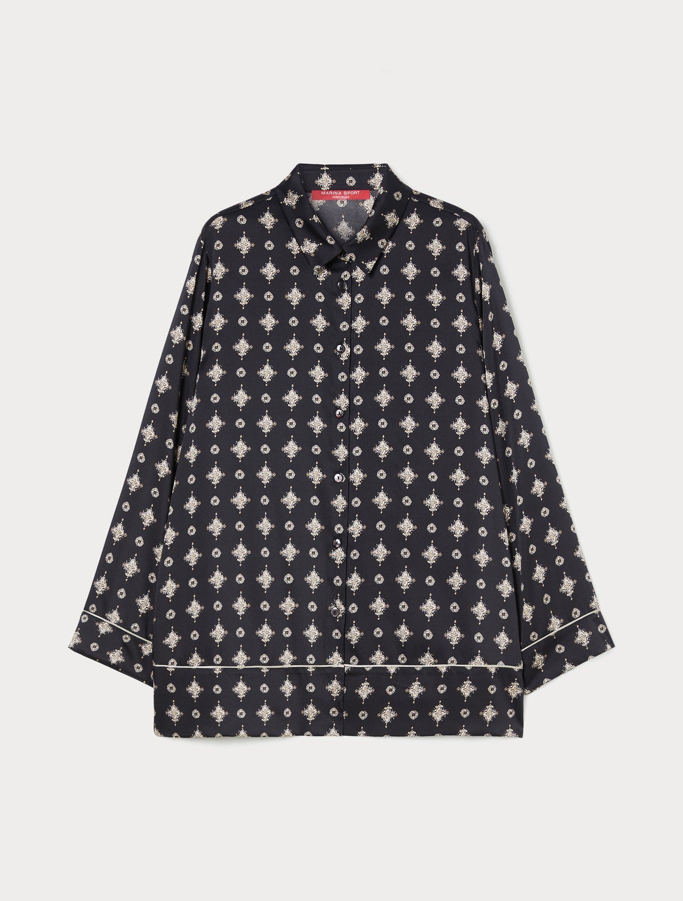 Printed twill shirt