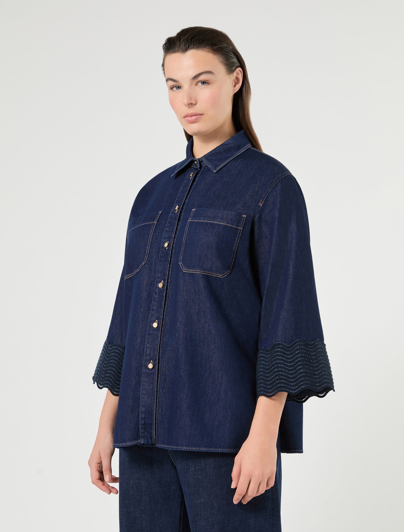 Marina Rinaldi denim shirt for woman