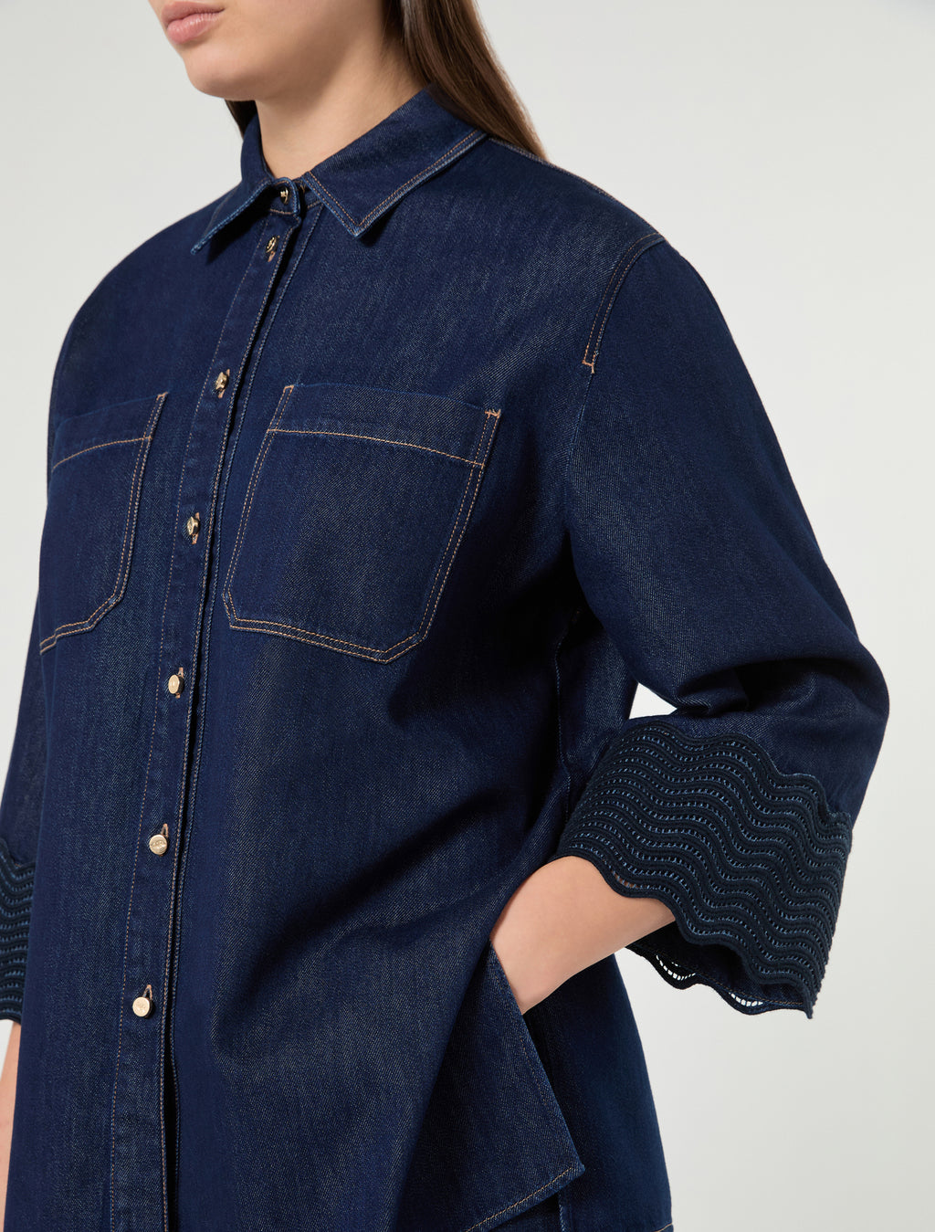 Marina Rinaldi denim shirt for woman