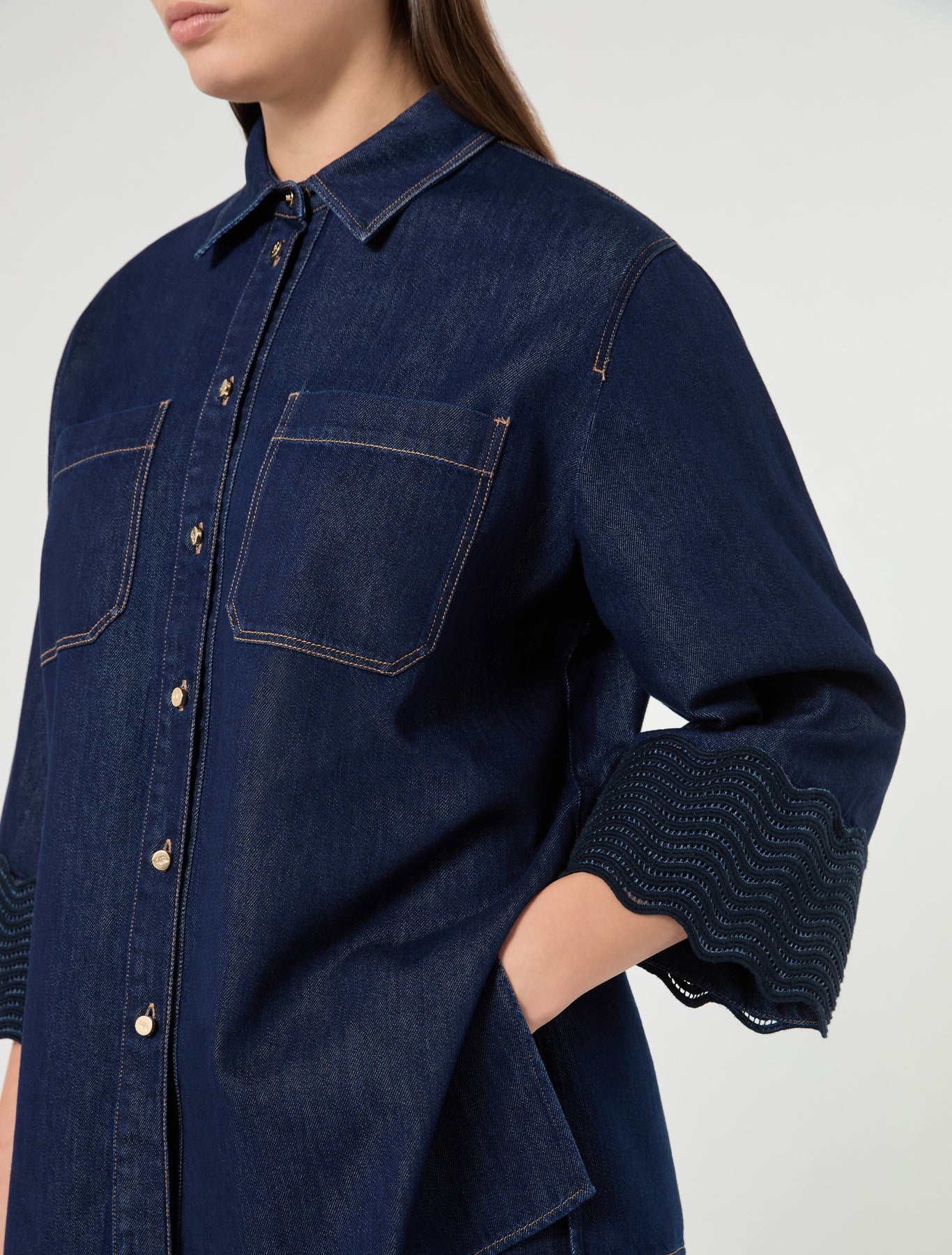 Marina Rinaldi denim shirt for woman