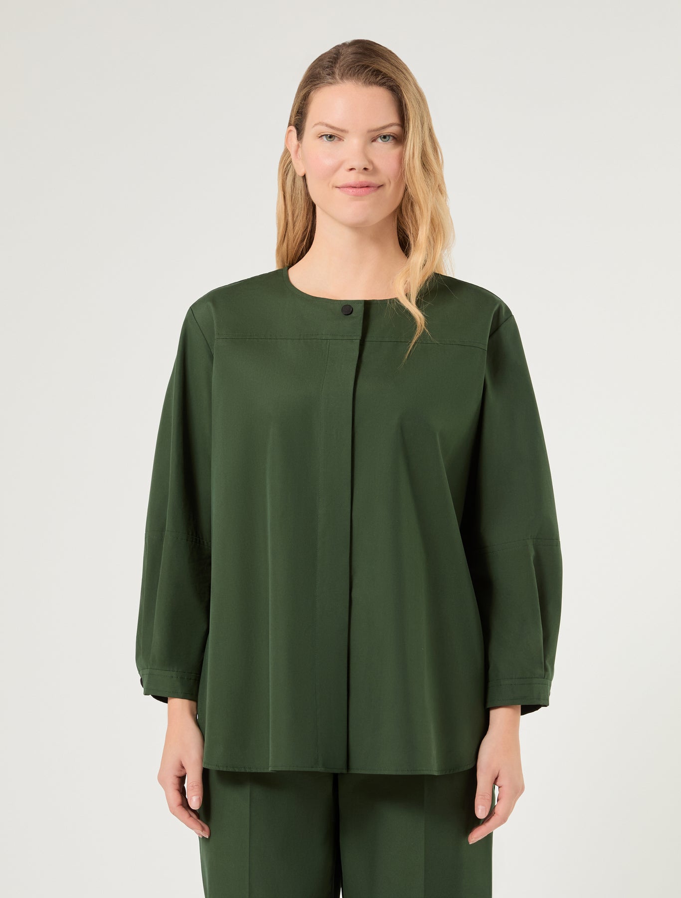 Marina Rinaldi cotton canvas shirt for woman