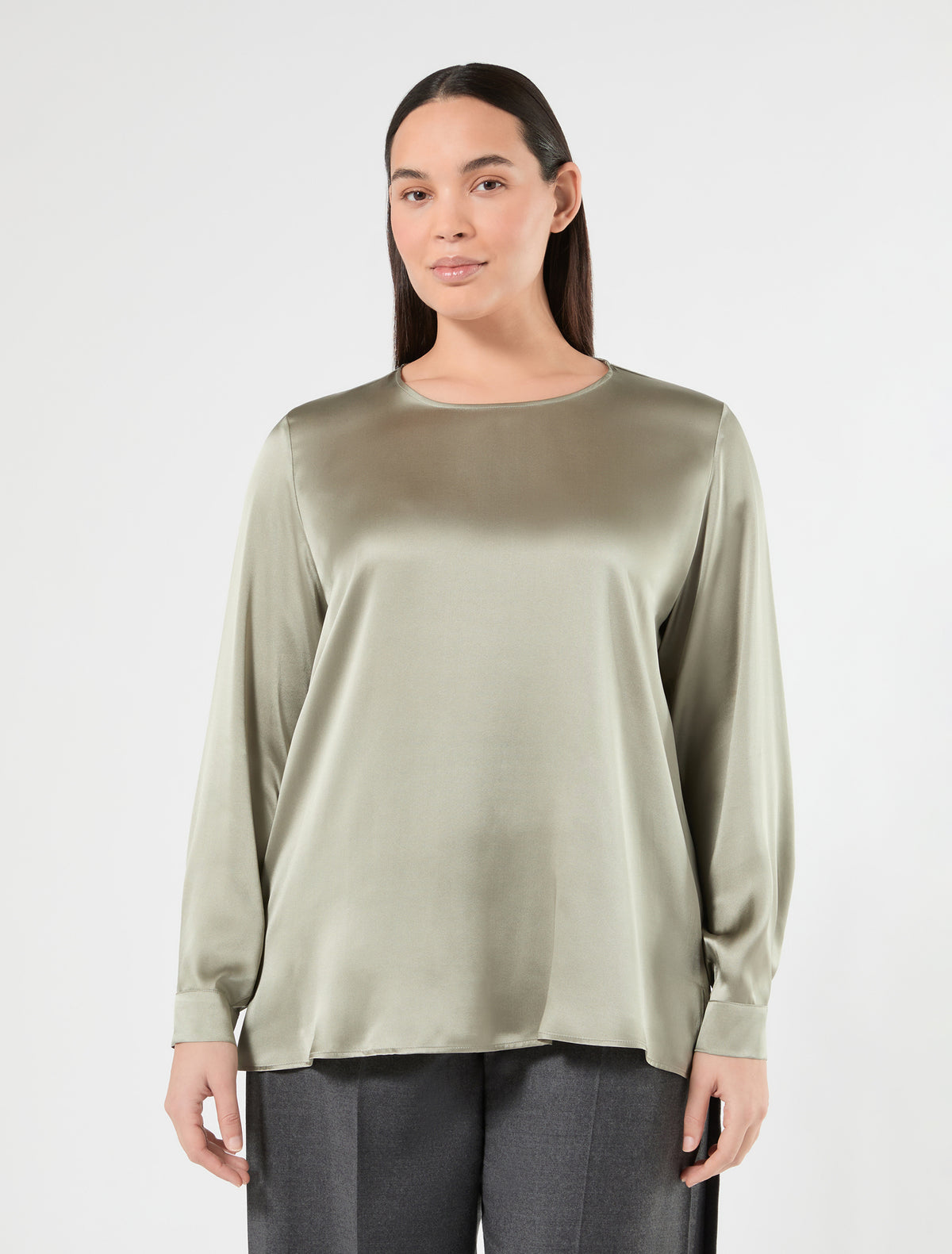 Marina Rinaldi silk satin blouse for woman