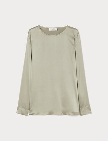 Marina Rinaldi silk satin blouse for woman