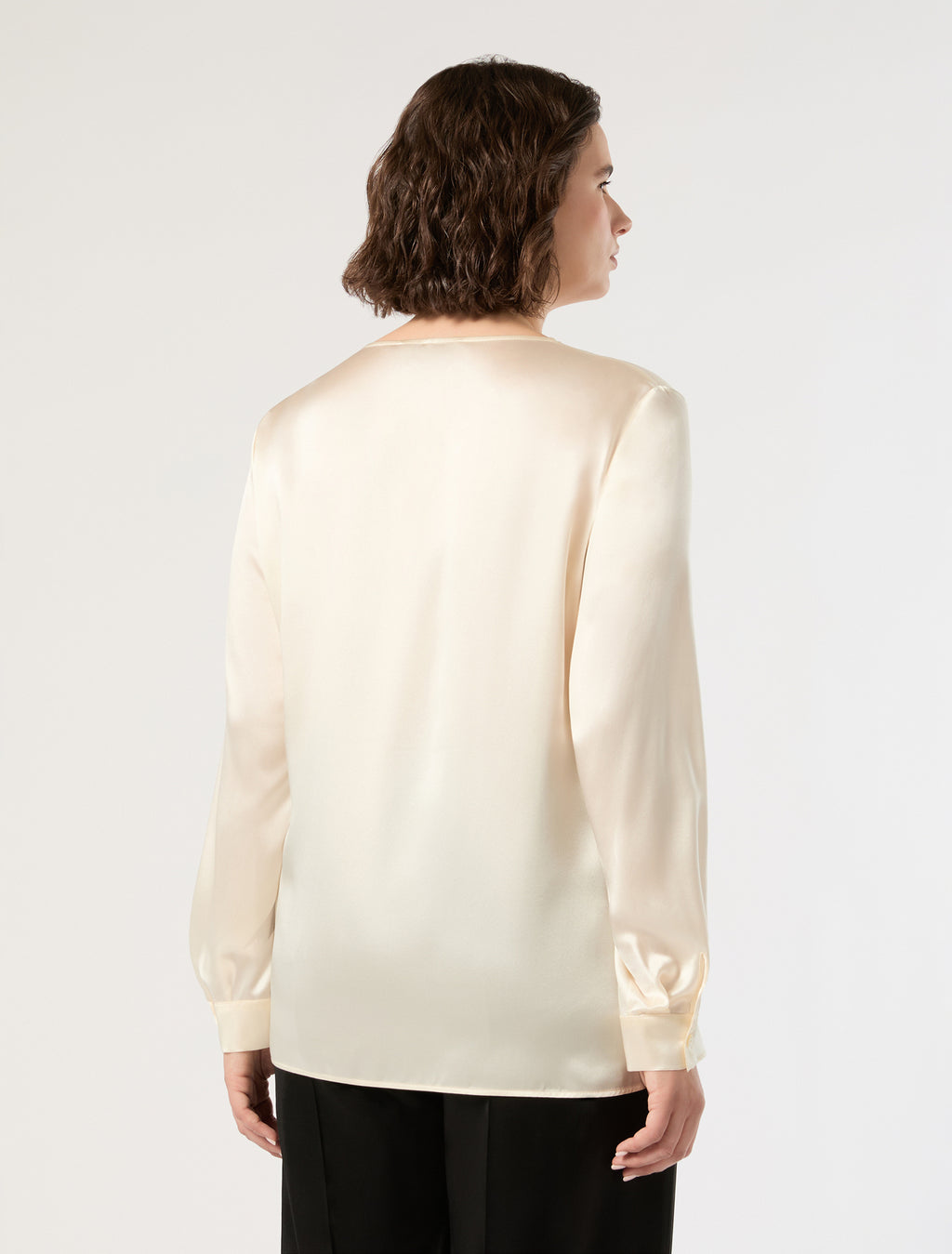 Marina Rinaldi silk satin blouse for woman