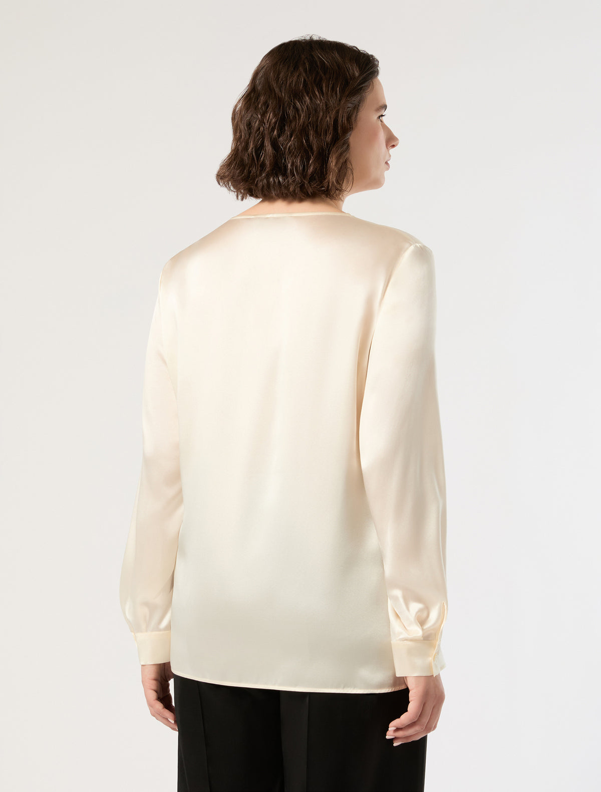 Marina Rinaldi silk satin blouse for woman