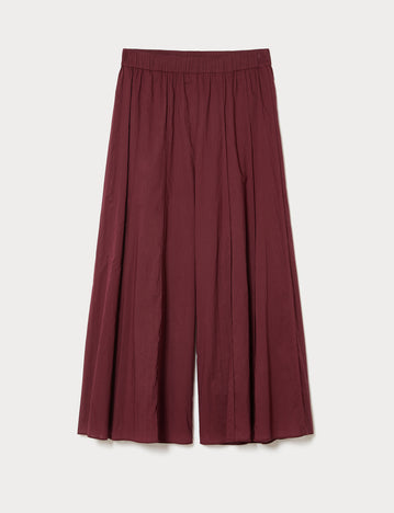 marina rinaldi cotton muslin trousers for woman