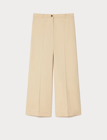 Cotton gabardine trousers