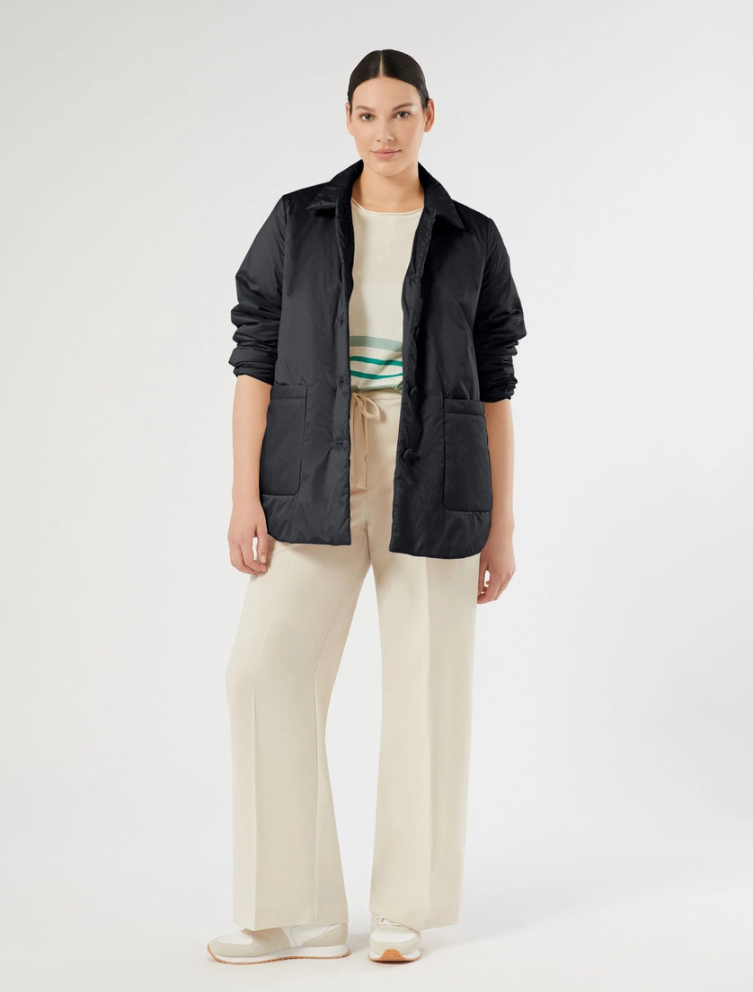 Natural stretch wool trousers