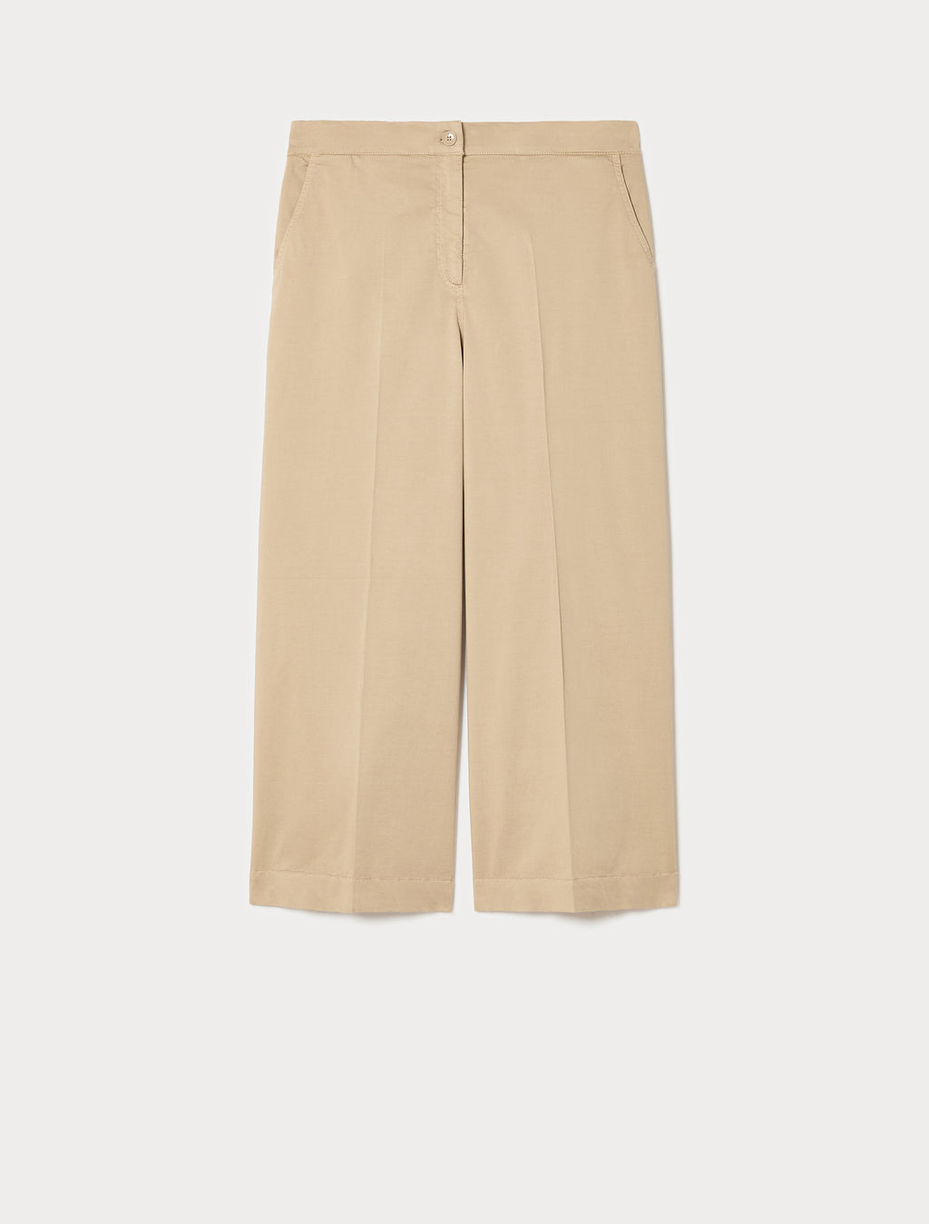 marina rinaldi straight-fit satin trousers for woman