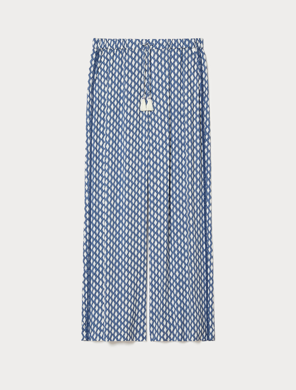 marina rinaldi wide-fit viscose trousers for woman