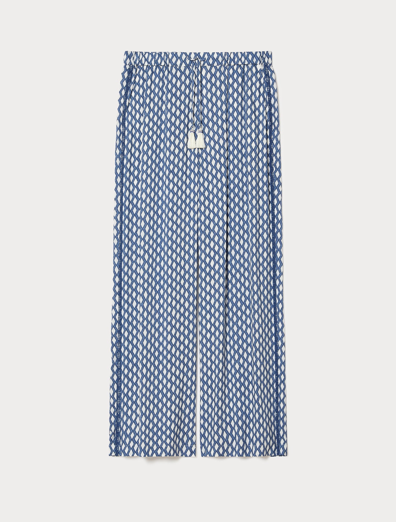 marina rinaldi wide-fit viscose trousers for woman
