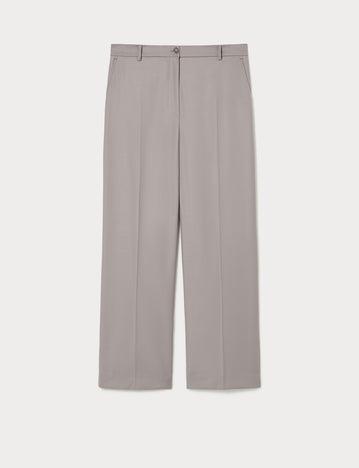 Wool gabardine trousers