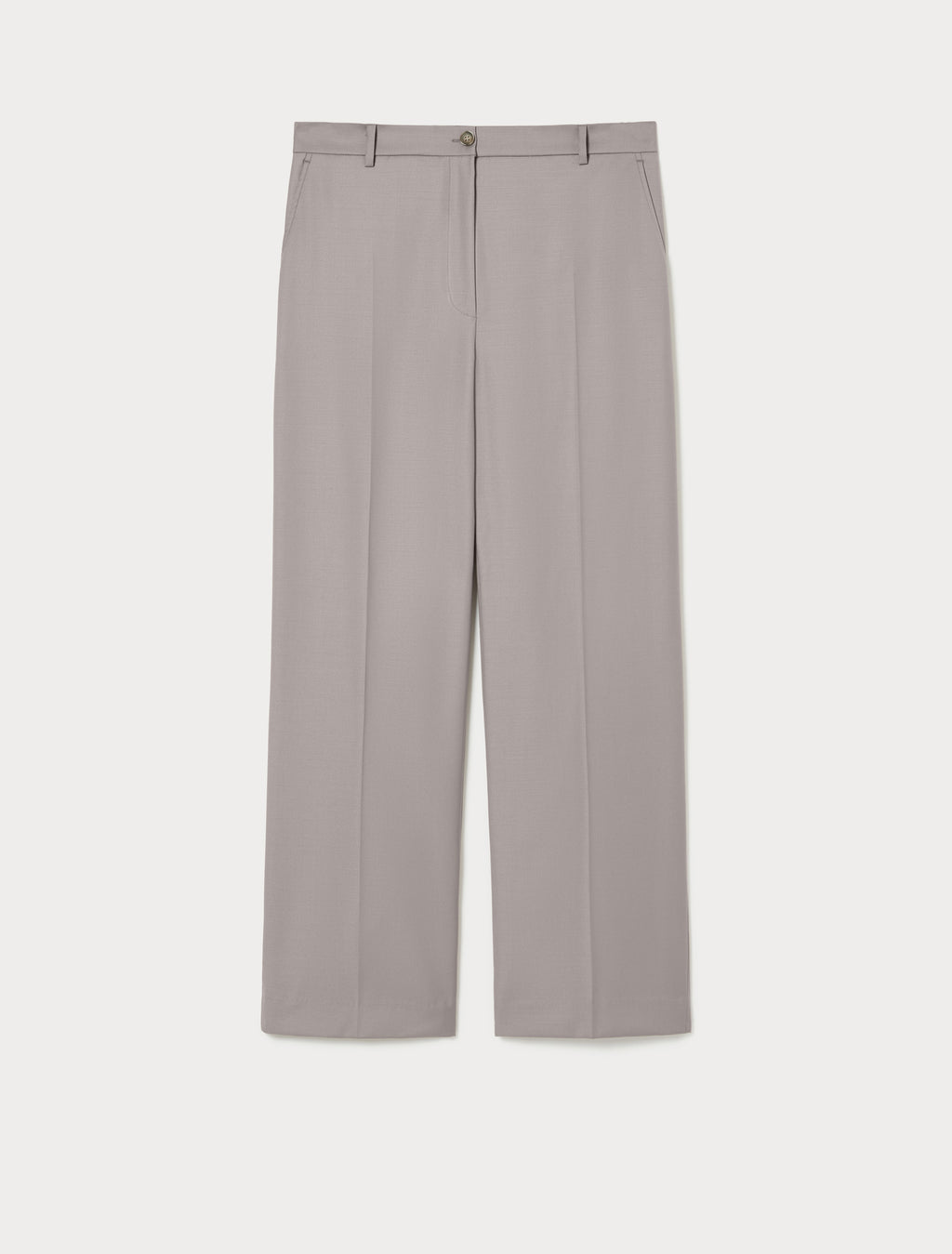 Wool gabardine trousers