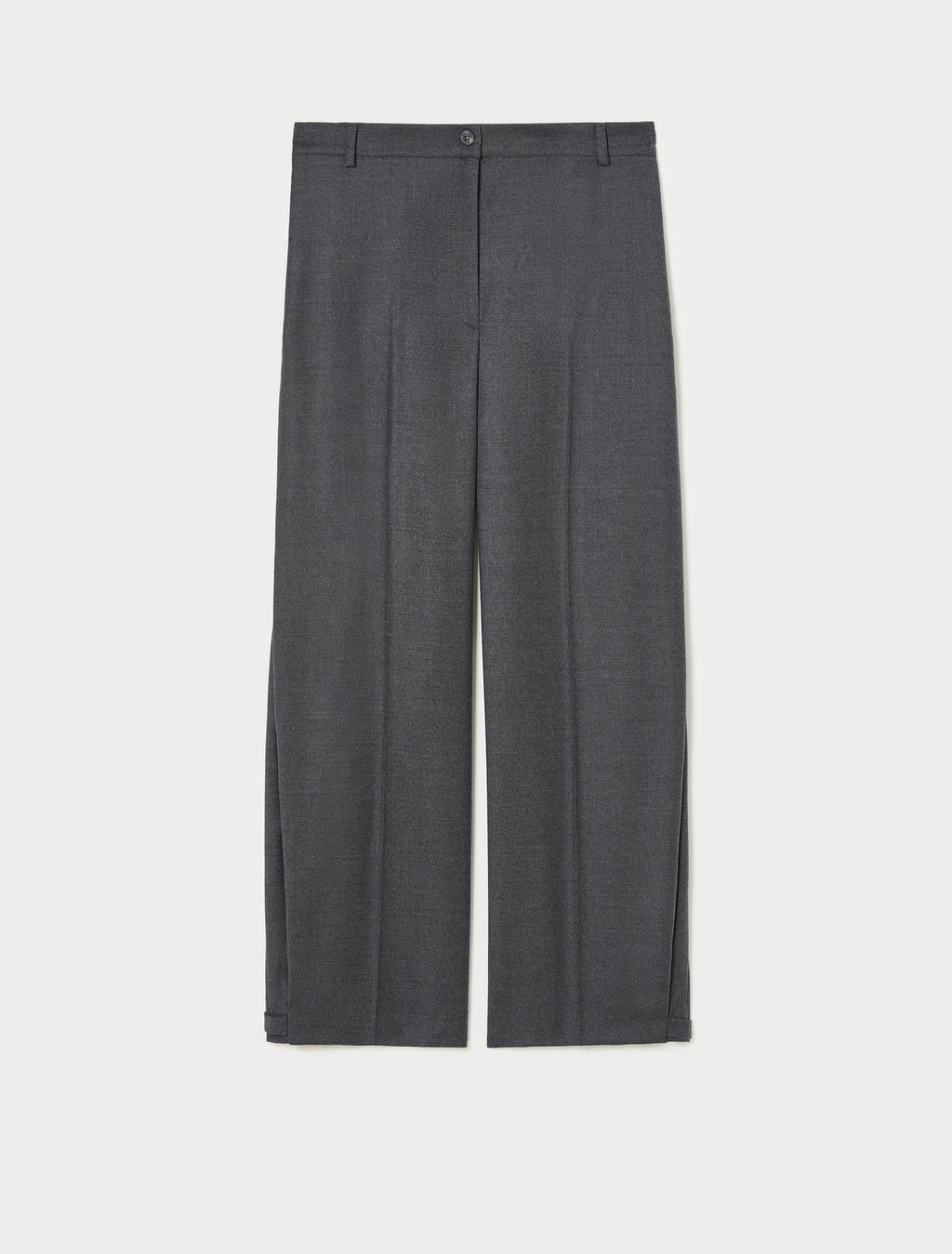 Marina Rinaldi stretch flannel wide-leg trousers for woman