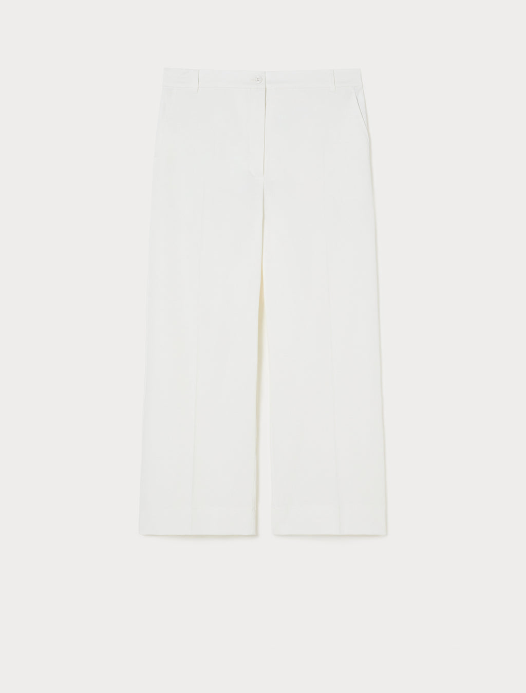 Cotton gabardine trousers