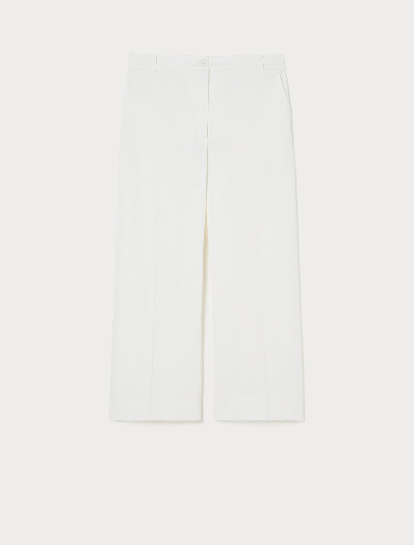 Cotton gabardine trousers