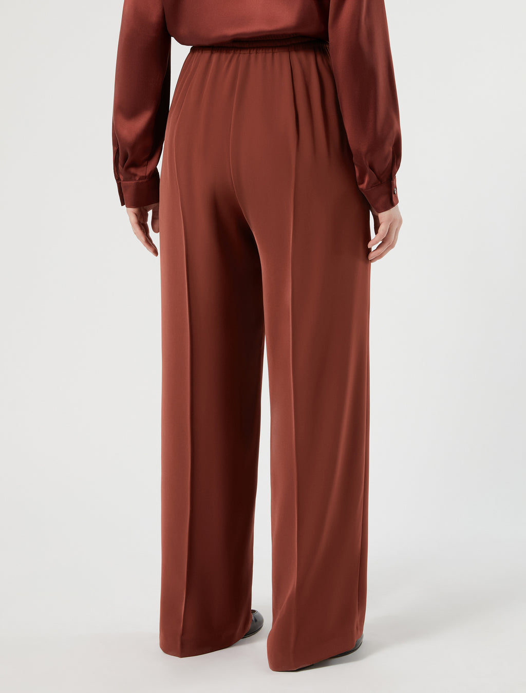 Marina Rinaldi wide-fit twill trousers for woman
