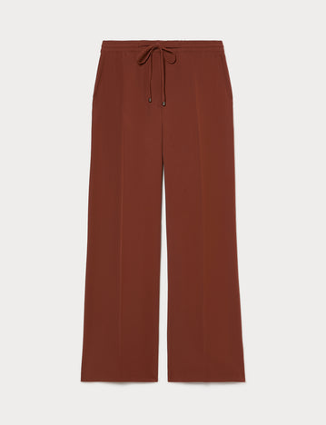 Marina Rinaldi wide-fit twill trousers for woman