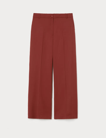 Cotton gabardine trousers