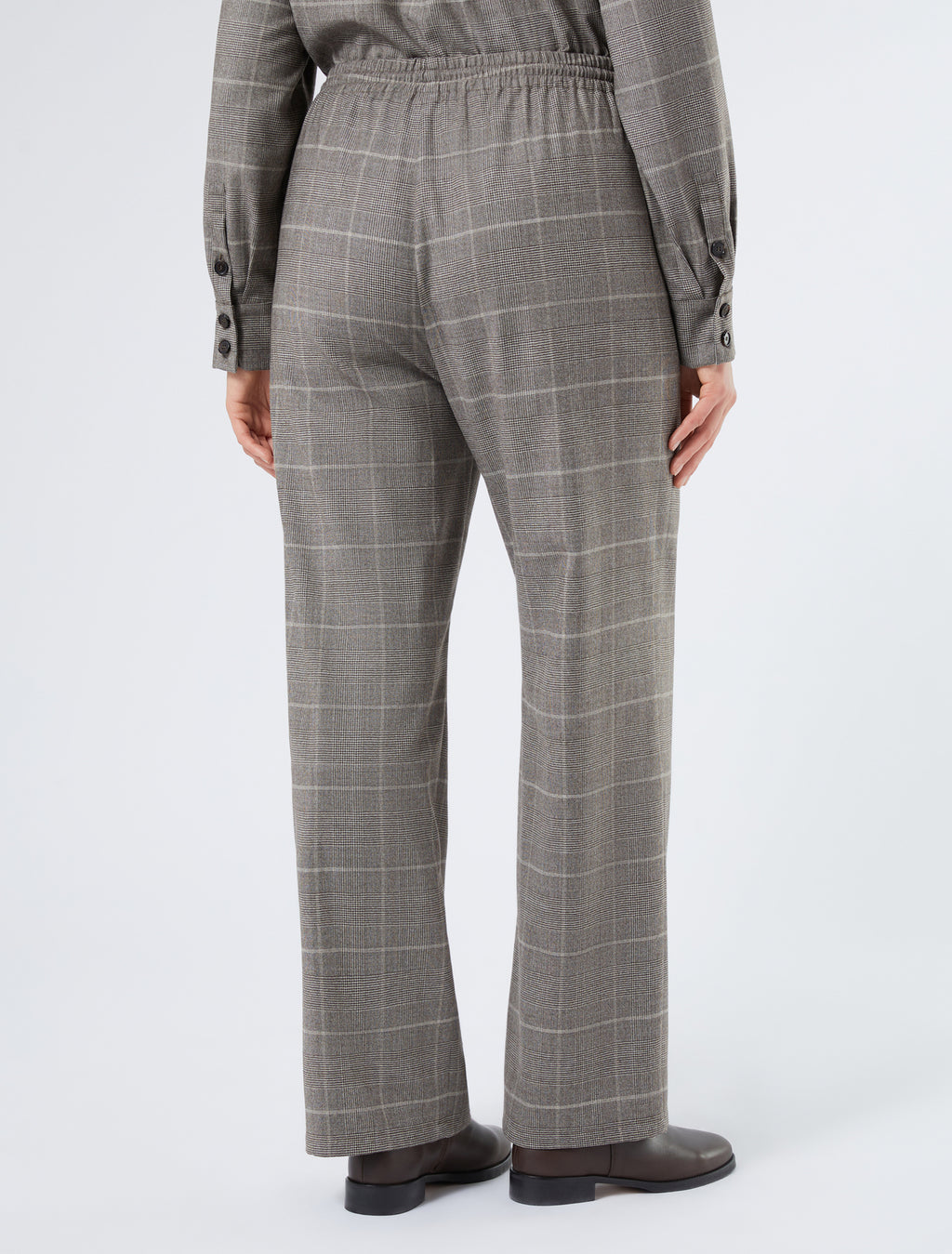 Wool flannel trousers