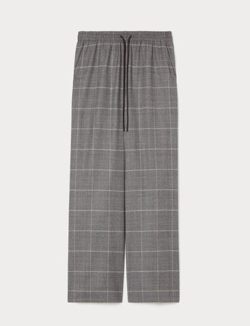 Wool flannel trousers