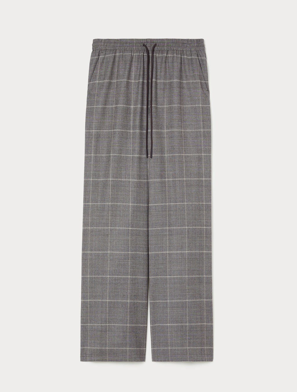 Wool flannel trousers