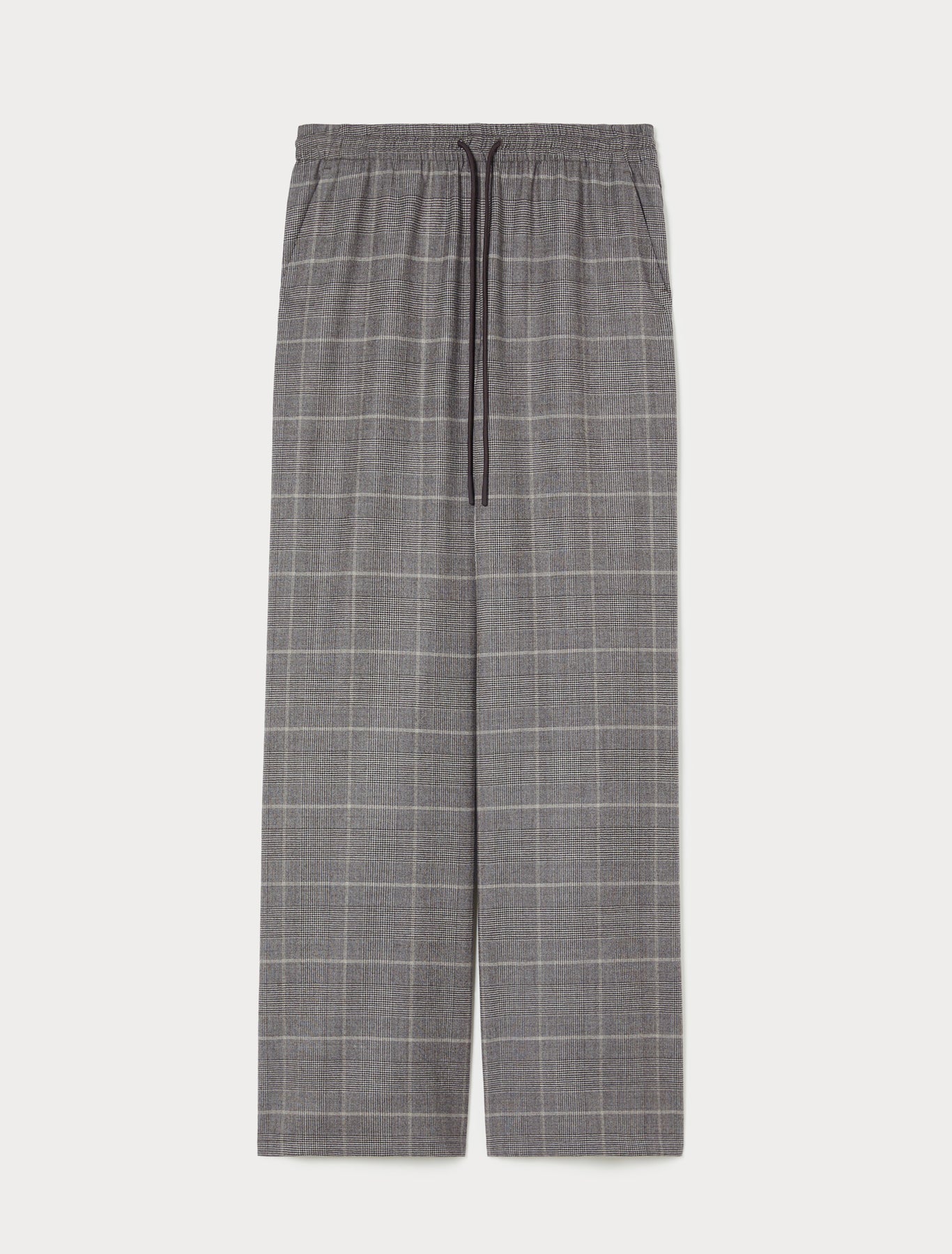 Wool flannel trousers