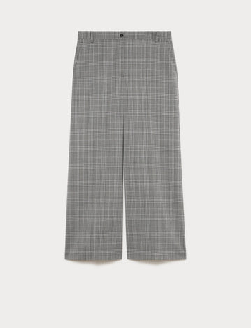 Pure wool twill trousers