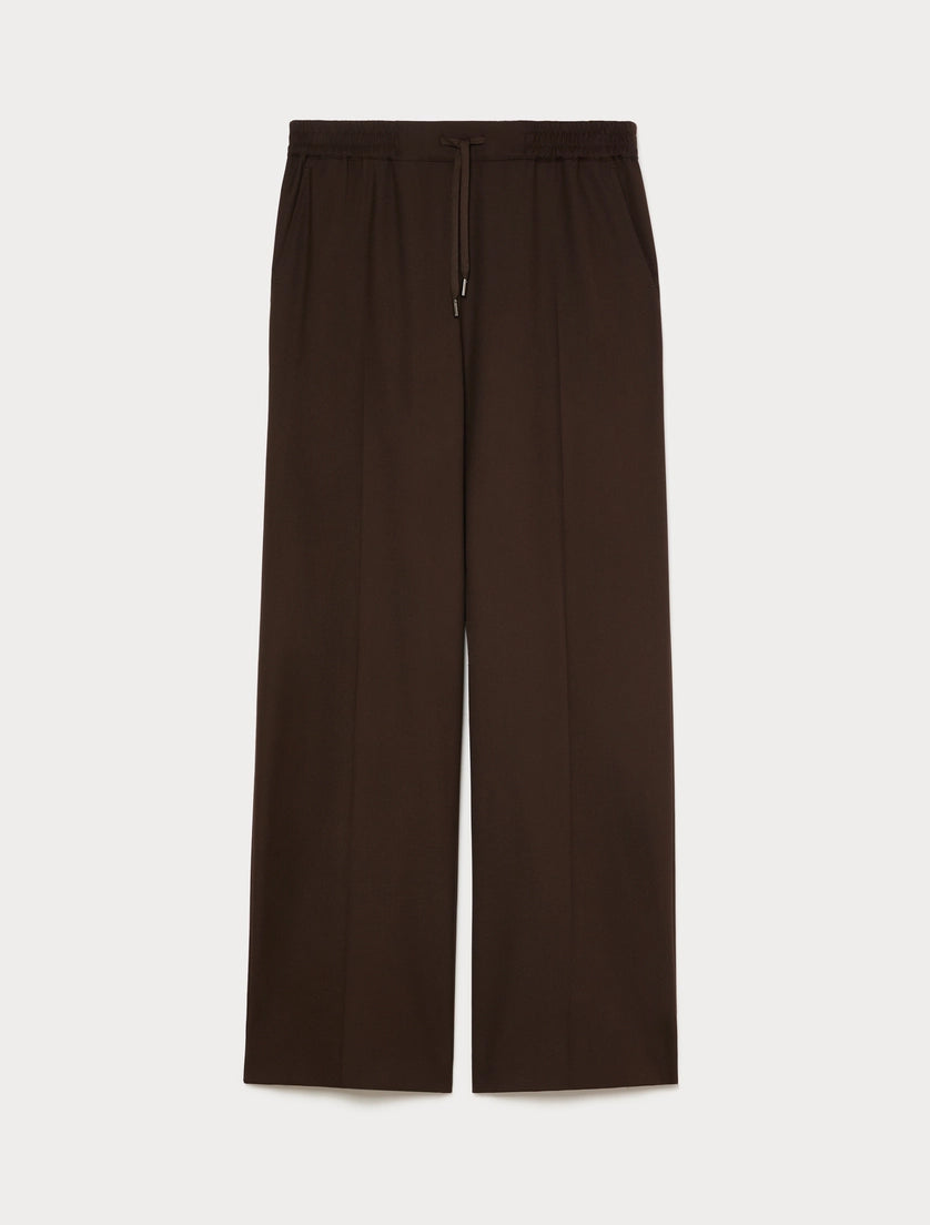 marina rinaldi Stretch twill wide-leg trousers