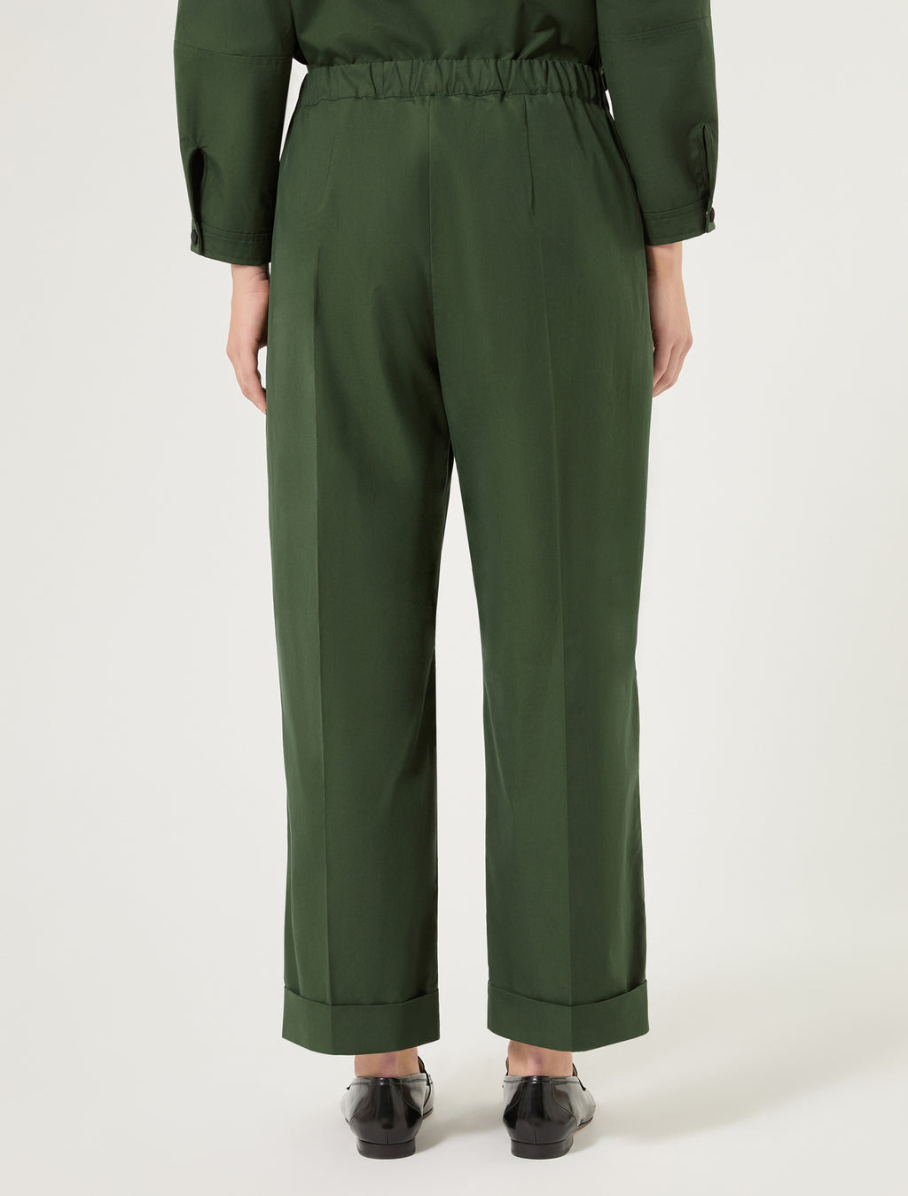 Marina Rinaldi cotton canvas trousers for woman